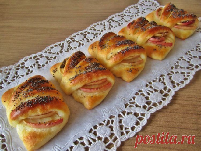 Конвертики с яблоками