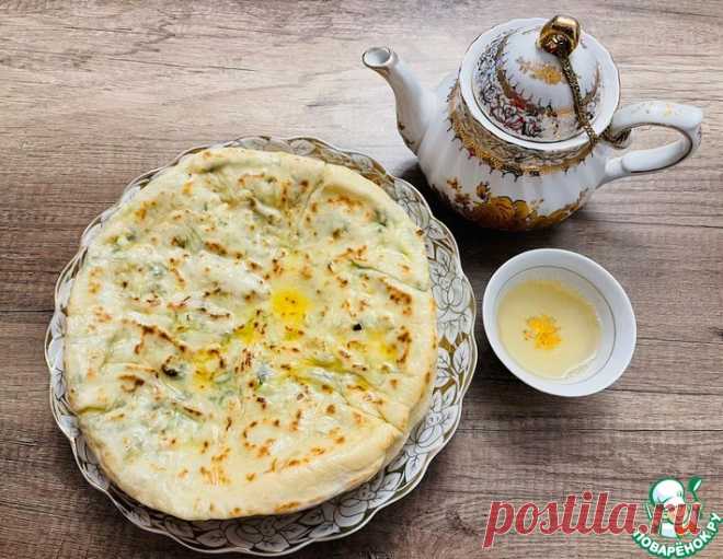 Чеченские лепешки с творогом и зелёным луком – кулинарный рецепт