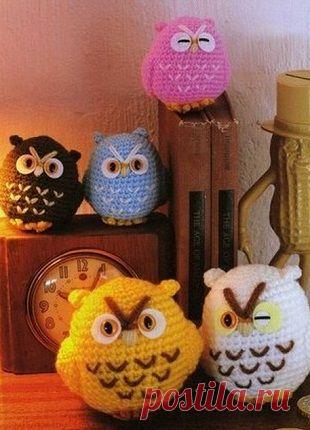 Вязание совы крючком
