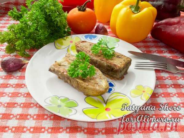 Шницель из баклажанов