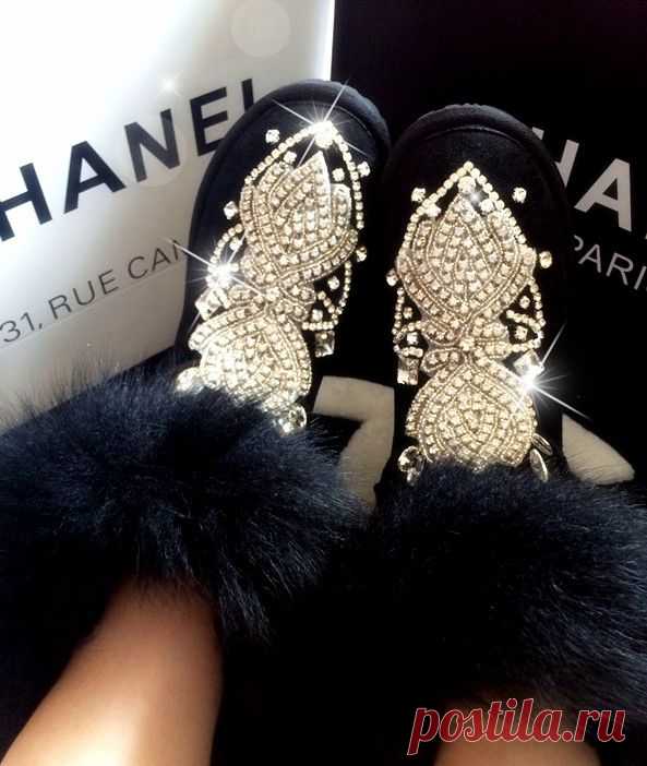 rhinestone adhesive Picture - More Detailed Picture about Handmade sew on rhinestone dabao for stone fox fur genuine leather snow boots cotton padded shoes Picture in from Original elegant shoes. Aliexpress.com | Alibaba Group