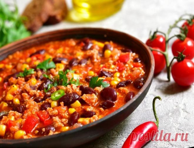 Мексиканский суп с фасолью и кукурузой - Пошаговый рецепт с фото своими руками. Домашние рецепты