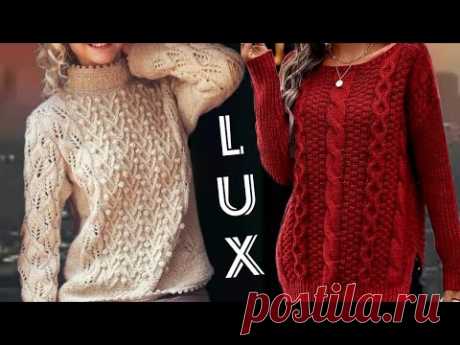 Красивые свитера, джемперы, пуловеры. Beautiful sweaters, jumpers, pullovers..