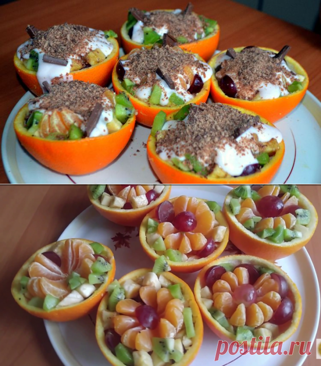 Новогодний фруктовый салат - Простые рецепты Овкусе.ру