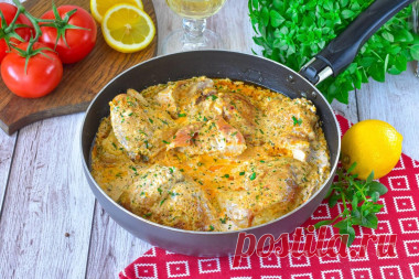 Шкмерули по грузински на сковороде рецепт фото пошагово и видео - 1000.menu