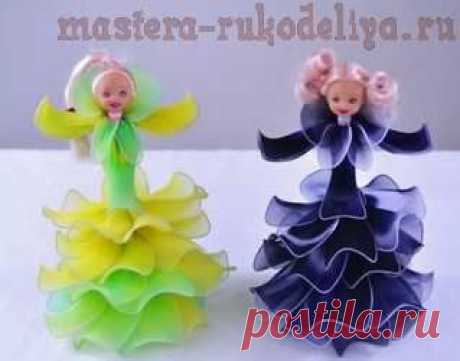 Мастера рукоделия - рукоделие для дома. Бесплатные мастер-классы, фото и видео уроки - Видео мастер-класс по цветам из капрона: Цветочный ангел