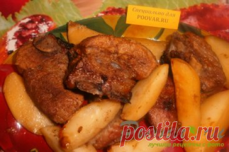 Свиные рёбрышки по-корейски с картофелем