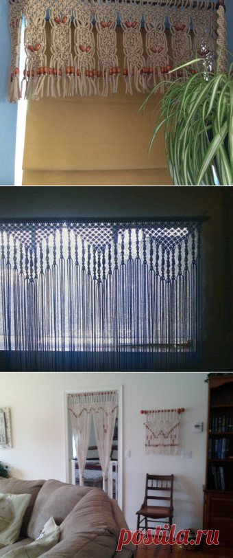 Wood Beaded Arch Door Decor Curtain Made in от craftflaire