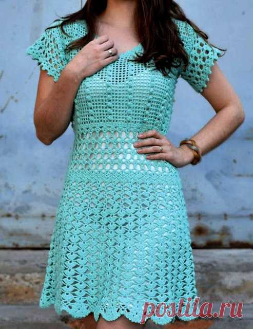 Irish crochet &: CROCHET DRESS.
