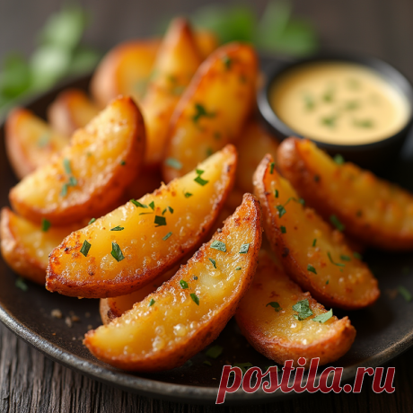 Картофель по-селянски он же картофель по-крестьянски, простой рецепт в духовке