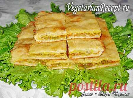Закрытый пирог с капустой, пошаговый рецепт с фото | Вегетарианские рецепты «Приготовим с любовью!»
