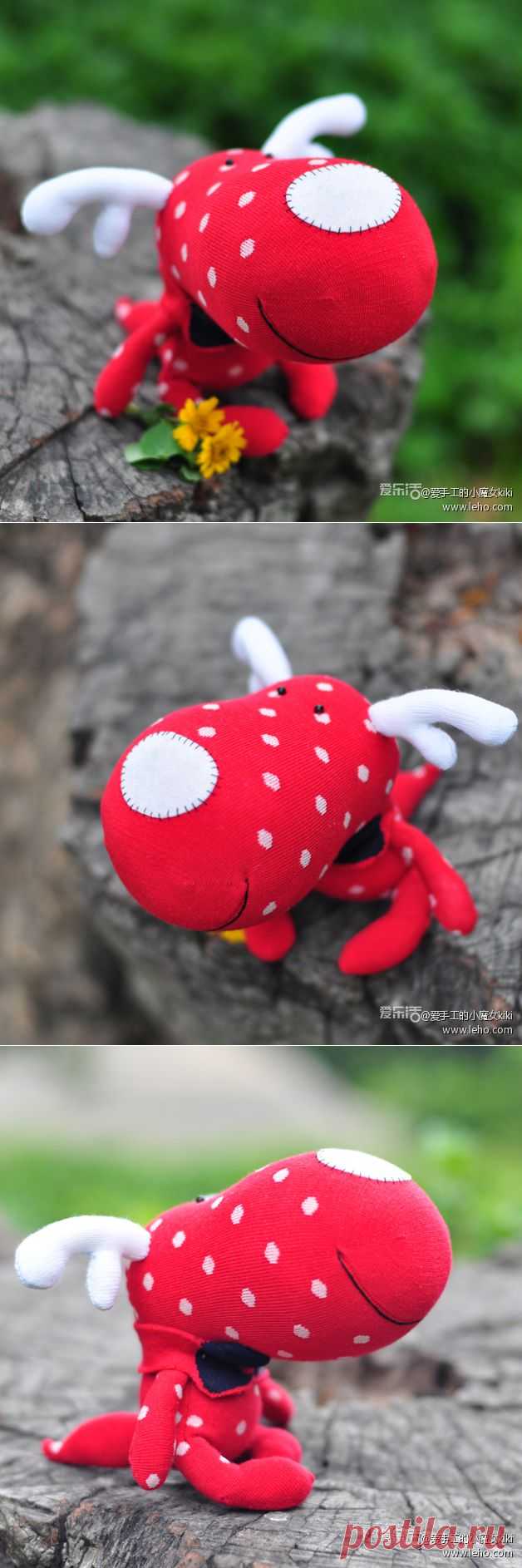 Игрушка из носка - позитивный друг