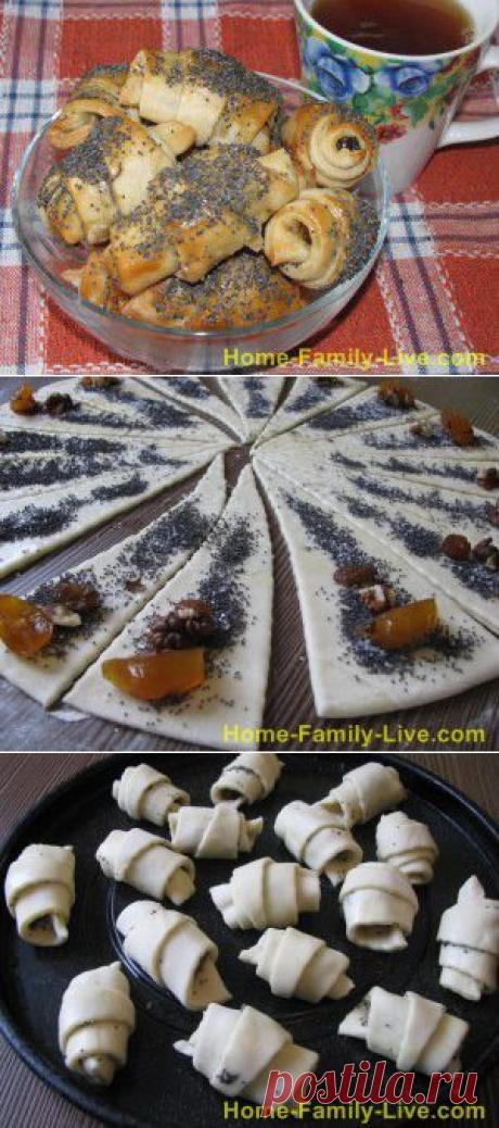 Слоеные рогалики