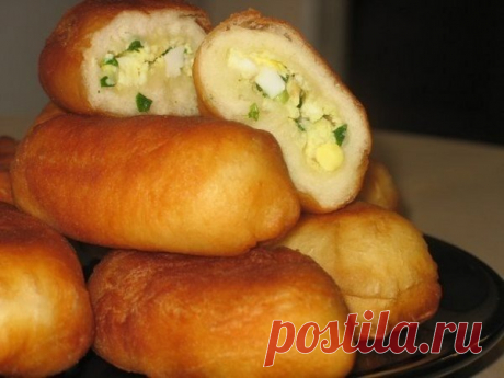Жареные пирожки с зеленым луком и яйцом | Вкусно приготовим