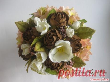 Эустома и новые букетики)) - Фом и изделия из него - Страна Мам