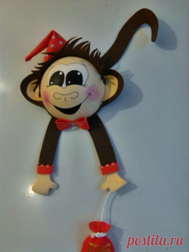 (98) обезьянка магнит