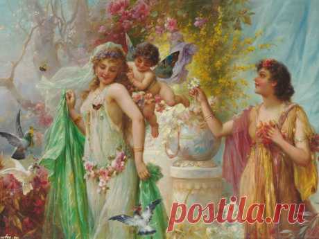 В МИРЕ СЛАДКИХ ГРЕЗ HANS ZATZKA (ХАНС ЗАЦКА) | World of Art