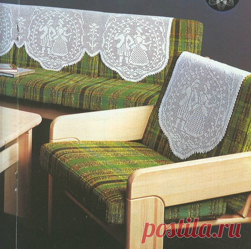 Антимакасар - привет из викторианской Англии 💙 вязание крючком для декора