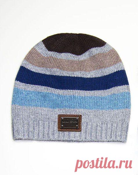 Шапка "Полосы" без помпона. Шапка зимняя без подкладки, без завязок. Посадка с напуском прекрасно закрывает все уязвимые к холоду места - лоб, уши, шею. 

2700 руб