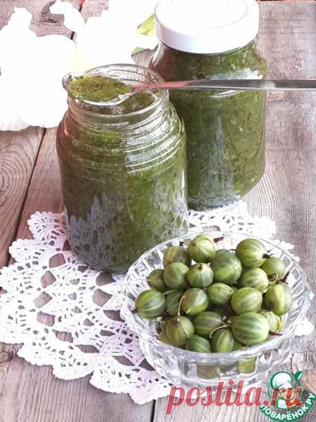 Джем из крыжовника "Ложный киви" – кулинарный рецепт