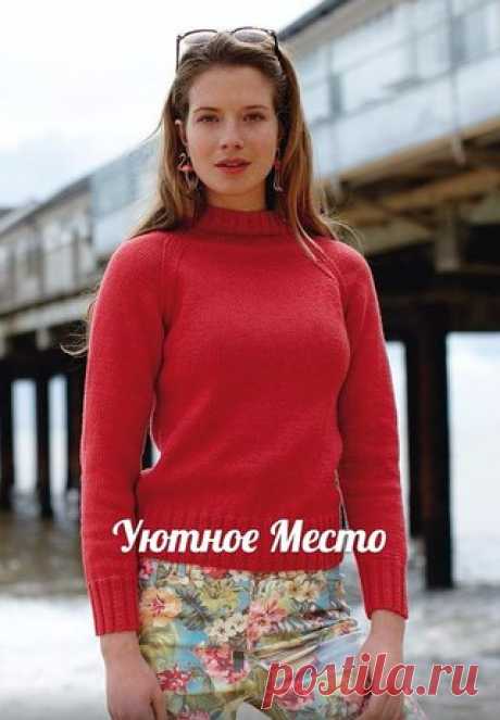 Джемпер спицами