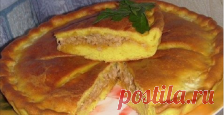 Простой рецепт вкусного пирога с мясом! Получается у всех!