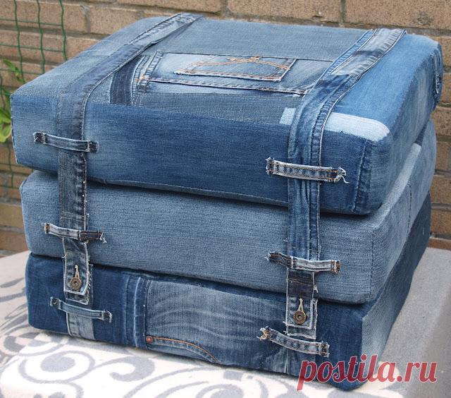 Как дать джинсам вторую жизнь
