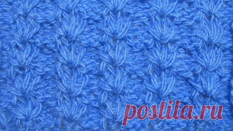 Узор вязания спицами «СНЕЖИНКА» - Мир интересов