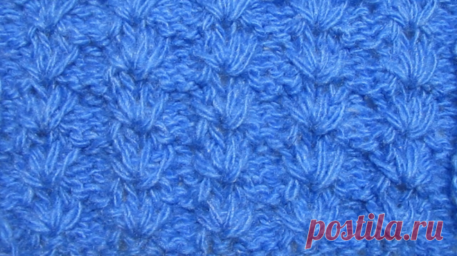 Узор вязания спицами «СНЕЖИНКА» - Мир интересов