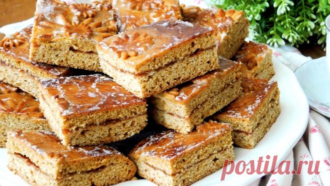 Рецепт Вкусного Тульского Пряника с повидлом☕👌 | ПРОСТОРЕЦЕПТ | Яндекс Дзен