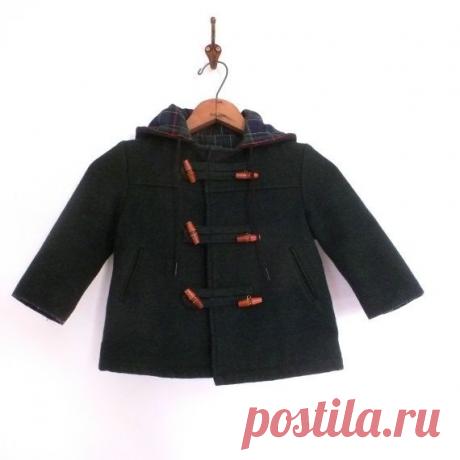 Childs Duffle Coat 70's Childrens Toddlers by thatwasagoodyear