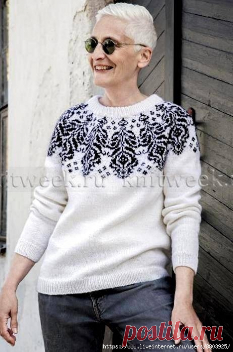 Прекрасный свитер Чертополох - женственно, мило, романтично!