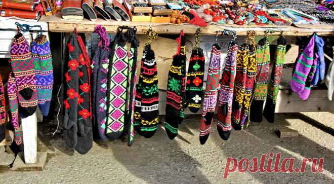 Грузинские жаккард-гольфы: ru_knitting