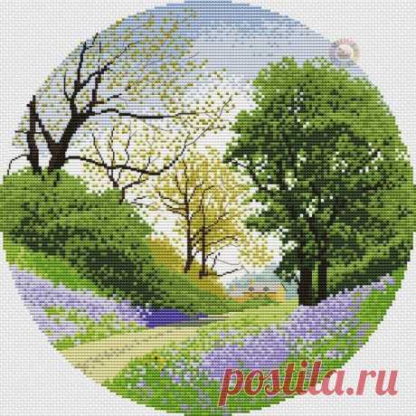 Пейзаж - Вышивка