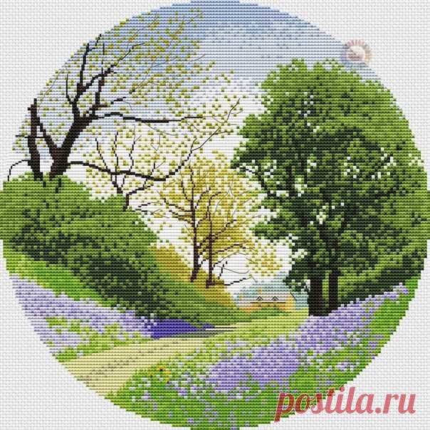Пейзаж - Вышивка