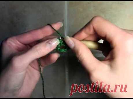 1  Как связать шаль паучками, 1, 2, 3 ряды