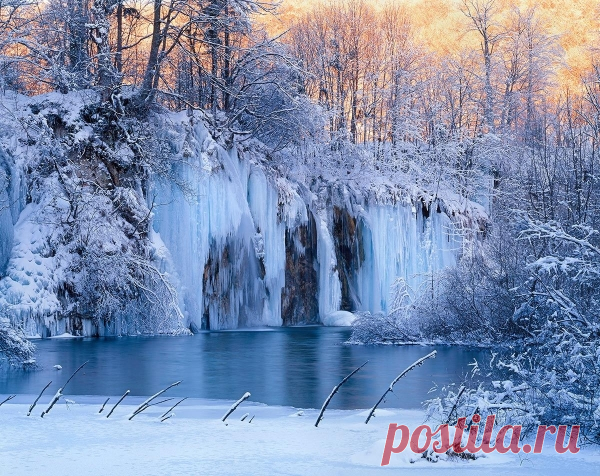 Замерзшие водопады: оледеневшая красота природы