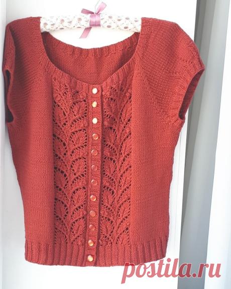 Еще один кардиганчик #leafy_summer_cardigan по описанию Татьяны @belka_handmade Готовимся к лету #вязаниемоехобби #вяжутнетолькобабушки #вязание