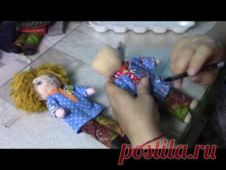 Шьем домовёнка. Простой вариант. Часть 2. ХоббиМаркет