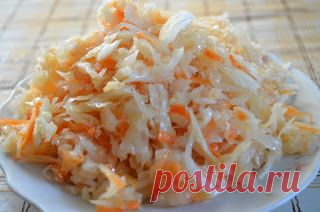 Вкусная еда - кулинарные рецепты на каждый день!: проверенный рецепт очень вкусной квашеной (без уксуса!!!) капусты!
