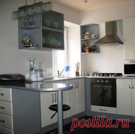 Удобная кухня в хрущевке — Роскошь и уют
