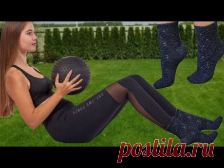 Красивые носочки спицами. Просто.#(2025.)