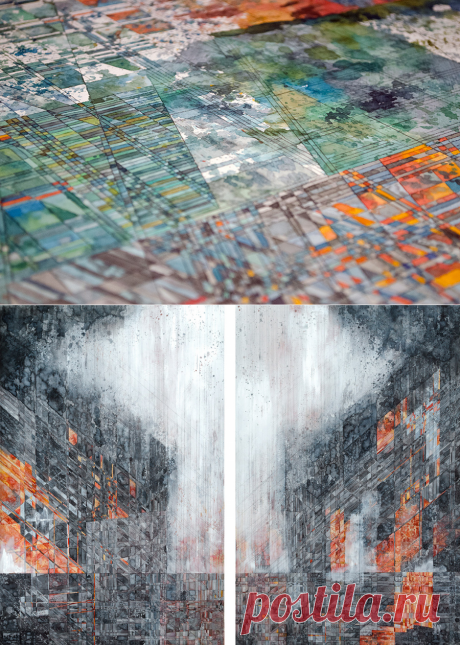 Geometric Watercolors by Artist Jacob Van Loon – DIY &amp; Craft
