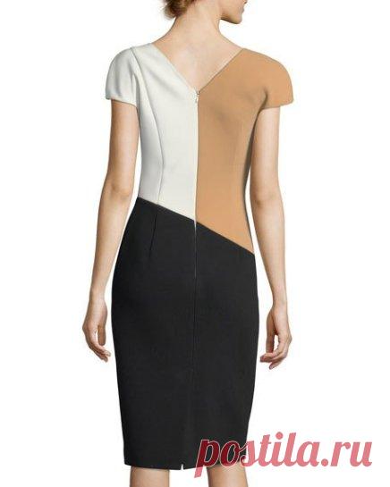 Выкройка летнего платья с v-образным вырезом (Шитье и крой) — Журнал Вдохновение Рукодельницы