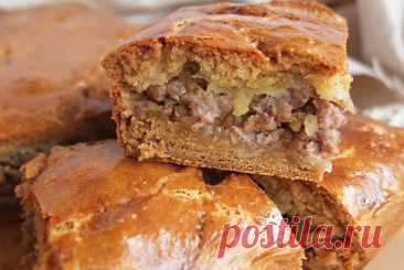 Бездрожжевой пирог «Сытный» — Домашняя кулинария