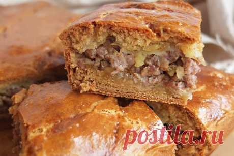 Бездрожжевой пирог «Сытный» — Домашняя кулинария