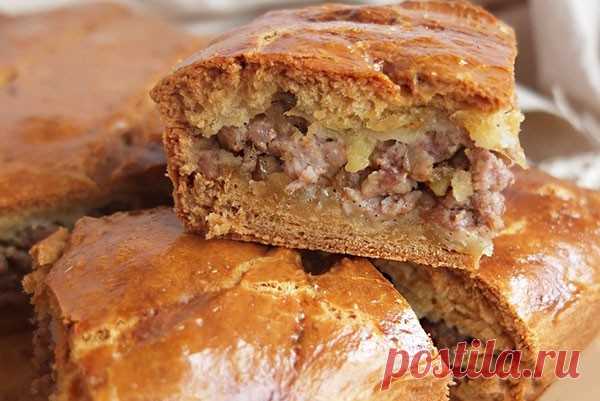Бездрожжевой пирог «Сытный» — Домашняя кулинария