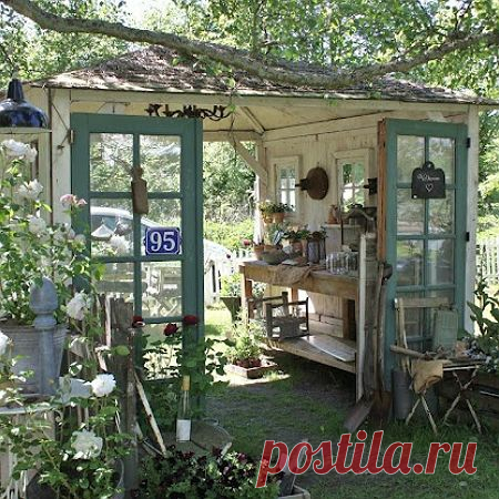 Как сделать вместительным дачный сарай — 6 соток