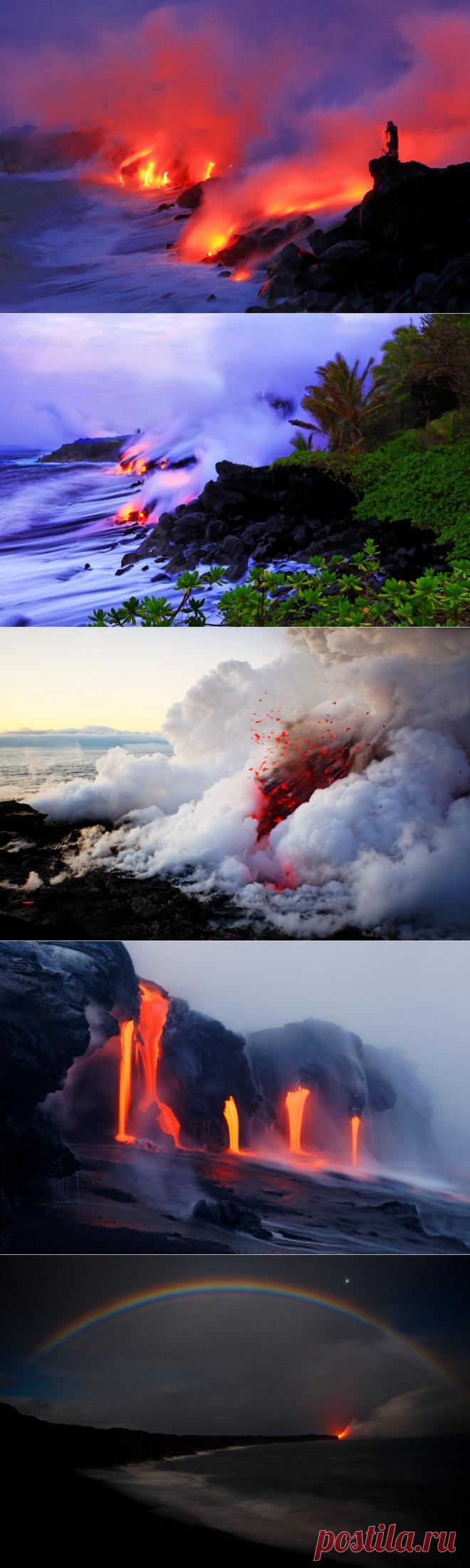 Фотографии лавы от Ника Селвея - Путешествуем вместе