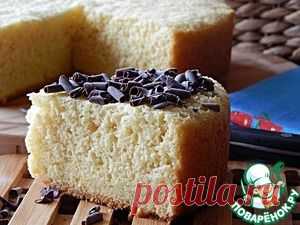 Бисквит из кукурузной муки в мультиварке - кулинарный рецепт